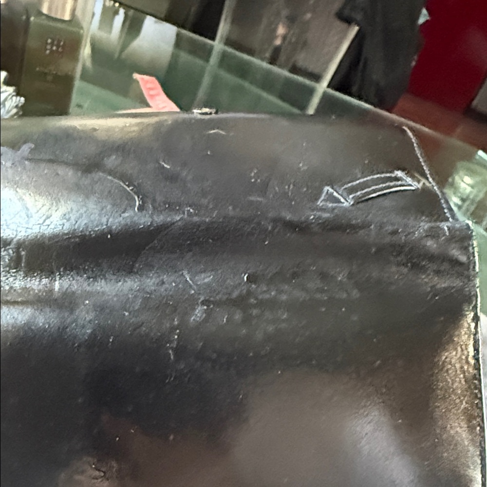 Dior Black Leather Wallet with Silver Logo - Picture 13 of 16